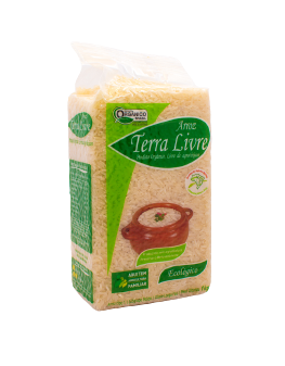 Arroz AGULHINHA POLIDO a vácuo Terra Livre 1kg