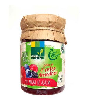 Geleia COOPERNATURAL Frutas Vermelhas s/ Açúcar 180g