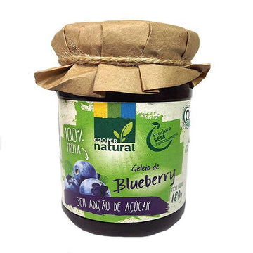 Geleia COOPERNATURAL Blueberry (Mirtilo) s/ Açúcar 180g