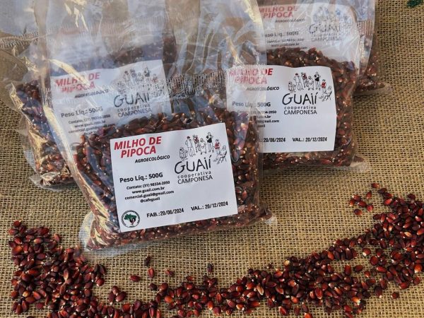 Milho de Pipoca Vermelho GUAIÍ 500g